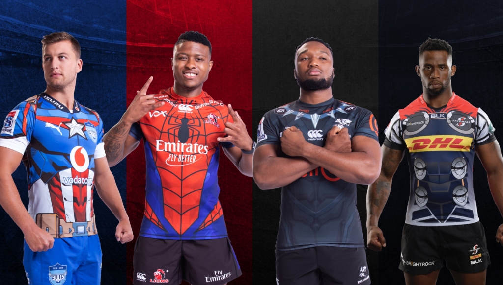 Epic Super Hero jerseys unveiled for Vodacom Super Rugby 2019