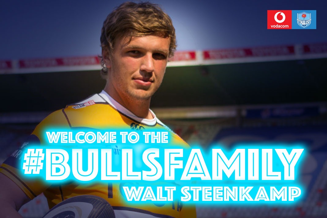 Steenkamp signs with the #BullsFamily