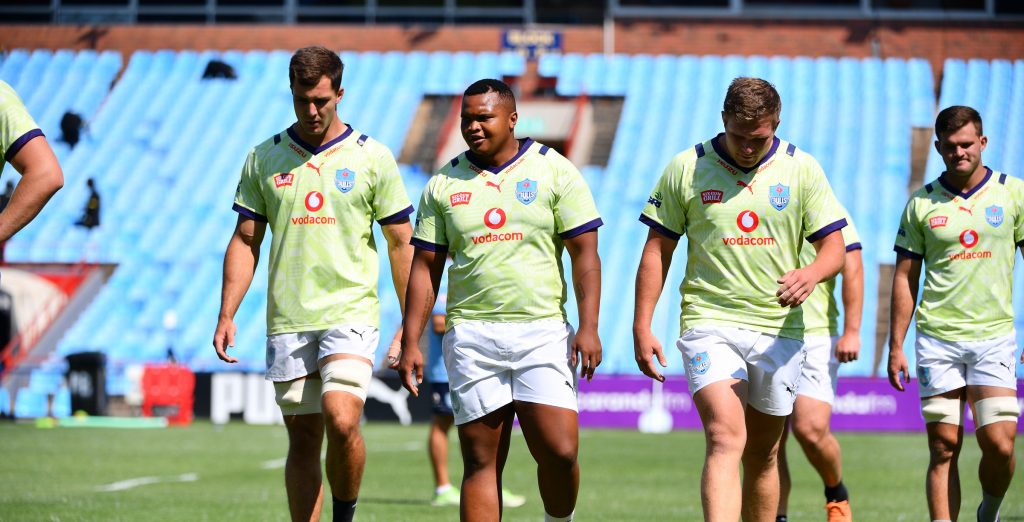 Vodacom Bulls players at training