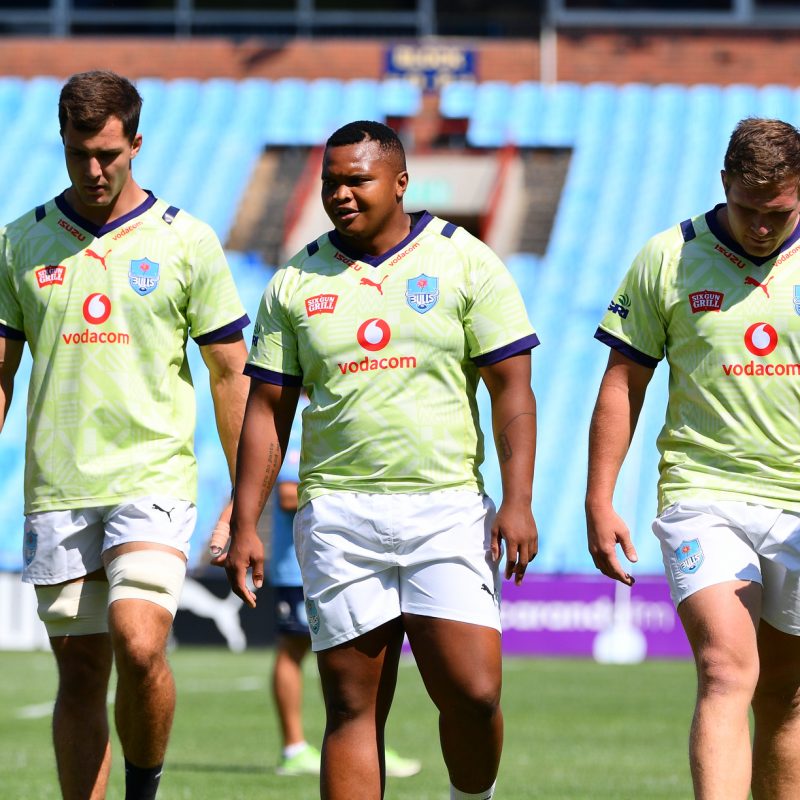 Vodacom Bulls players at training