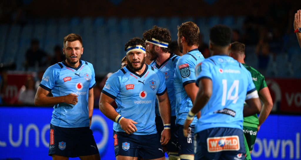 Vodacom Bulls players celebrate