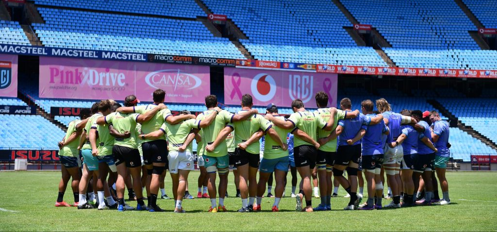 Vodacom Bulls team hurdle