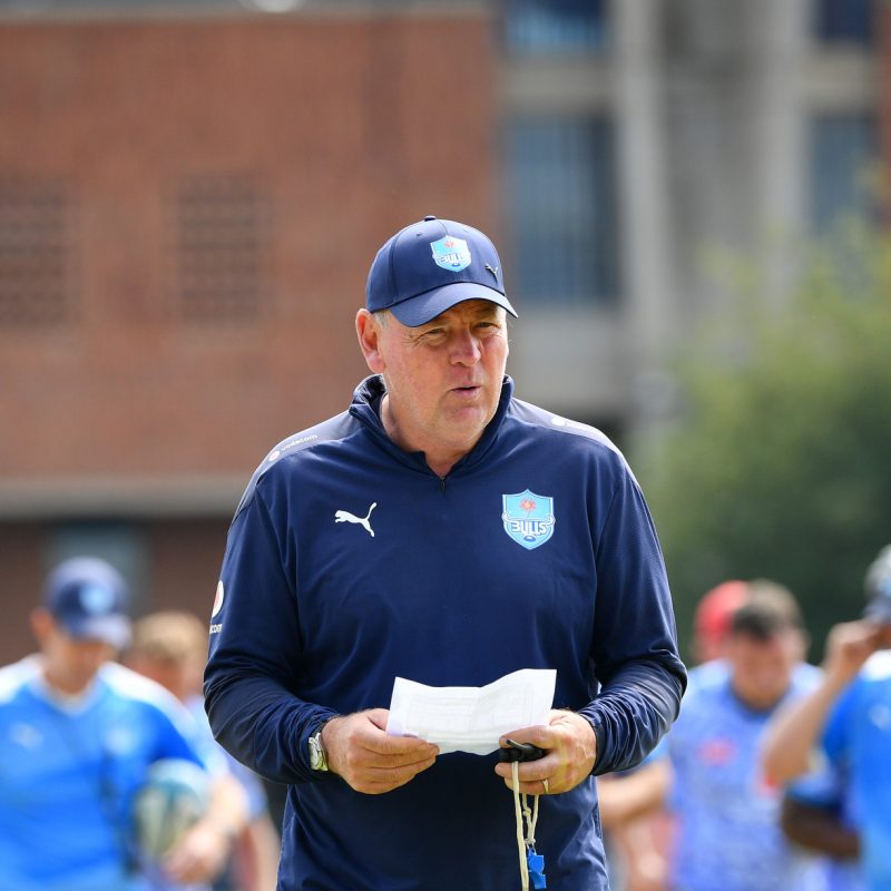 Jake White at training