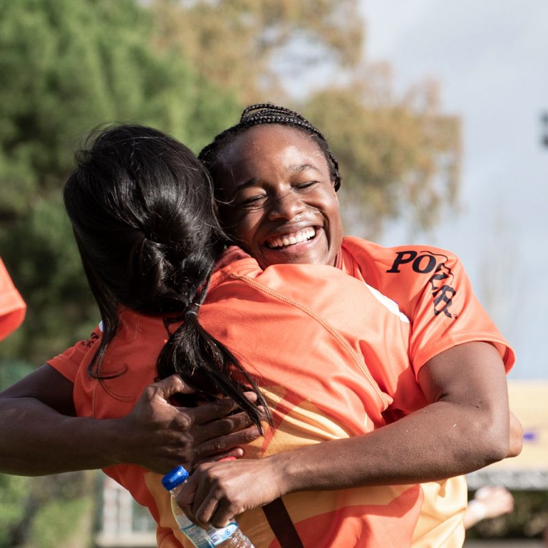 Rugby Tens Championship players embrace