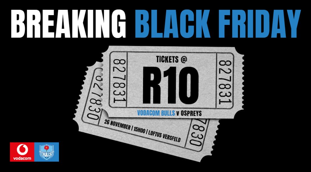 Vodacom Bulls 2022 Black Friday special