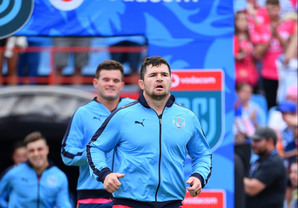 Marco van Staden runs out