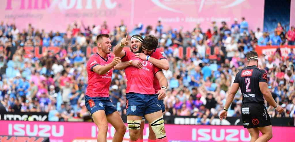 Marcell Coetzee hugs Ruan Nortje