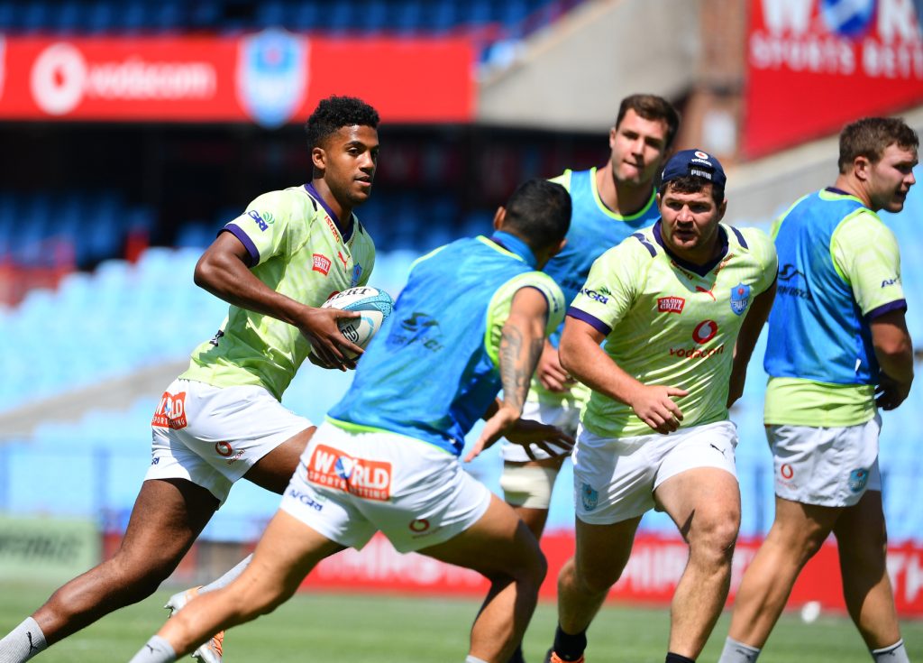 Canan Moodie runs during training