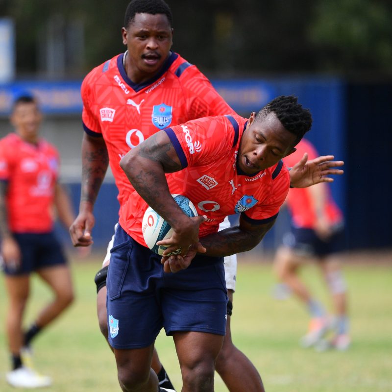 Nkosi at training during the Vodacom Bulls training