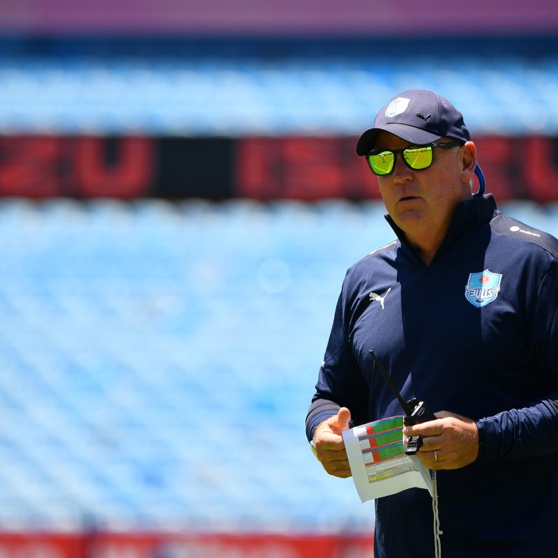 Jake White at training