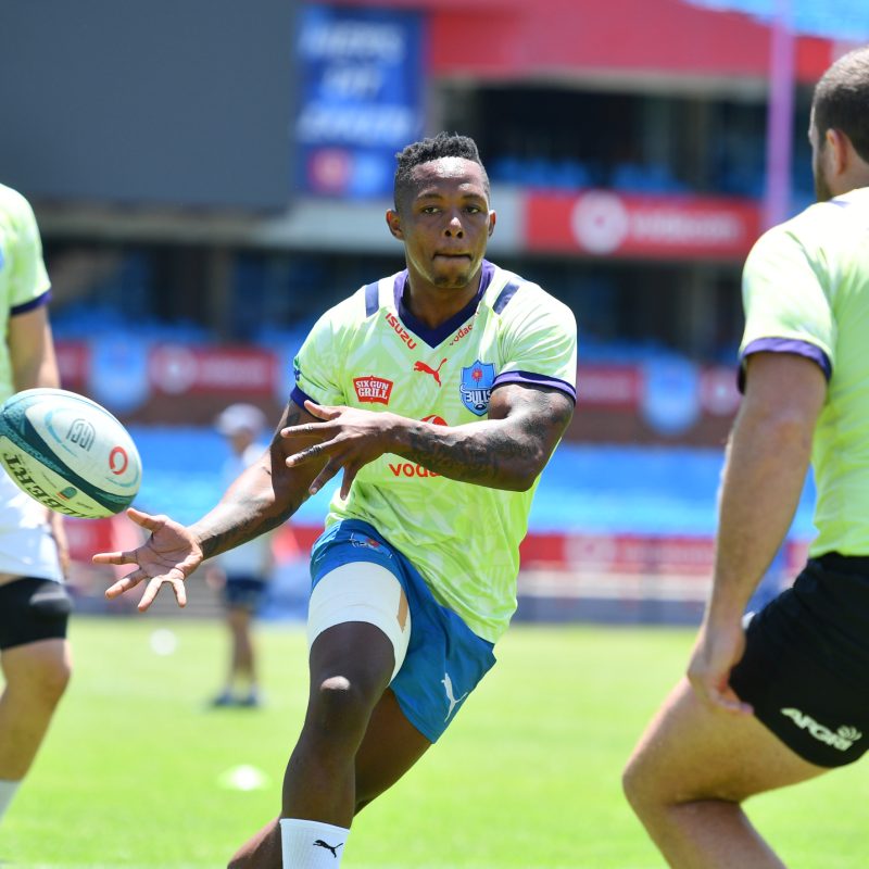 Sbu Nkosi at training