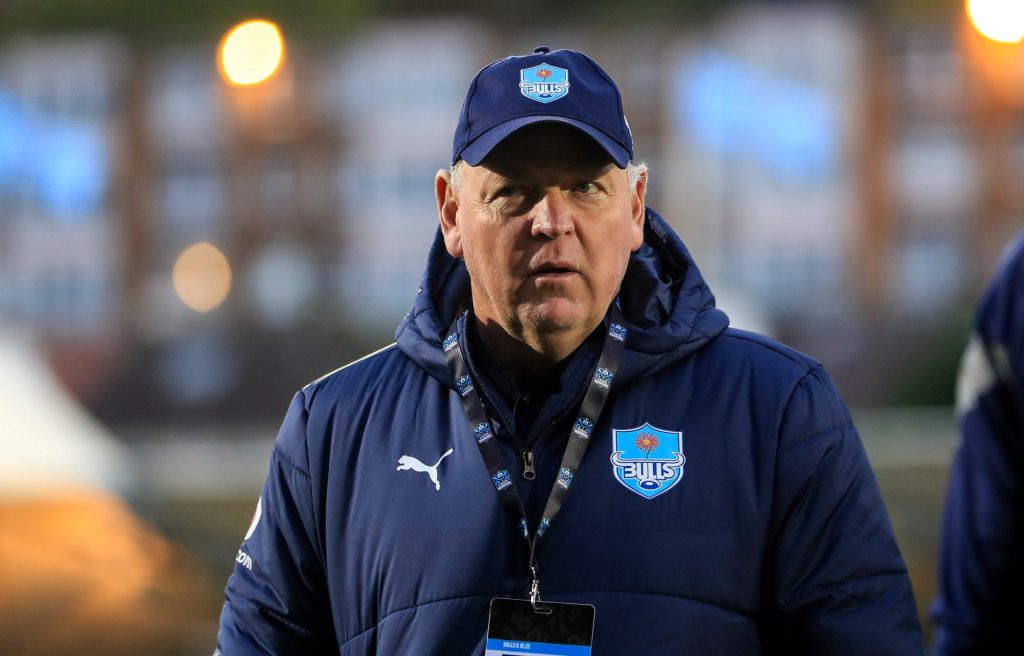 Vodacom Bulls Director of Rugby, Jake White walking