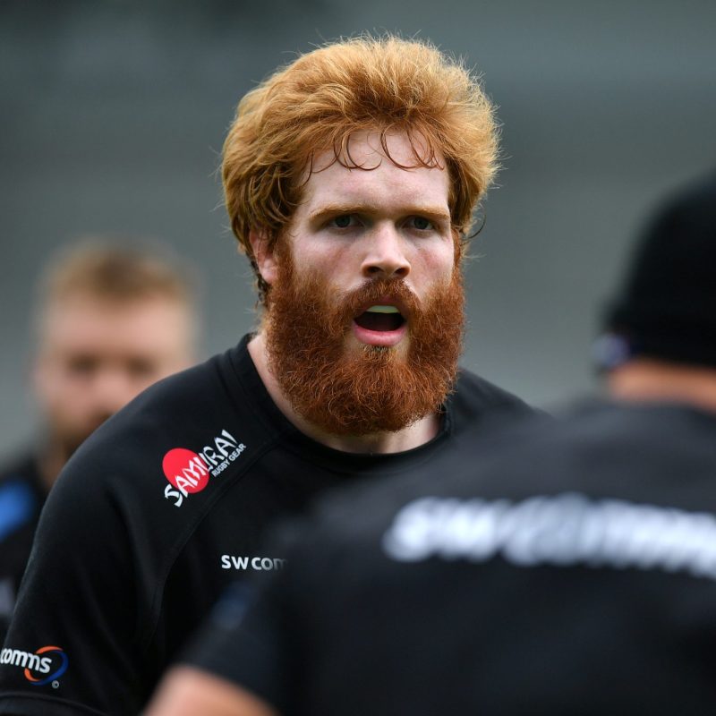 Jannes Kirsten during a Exeter Chiefs training session in England