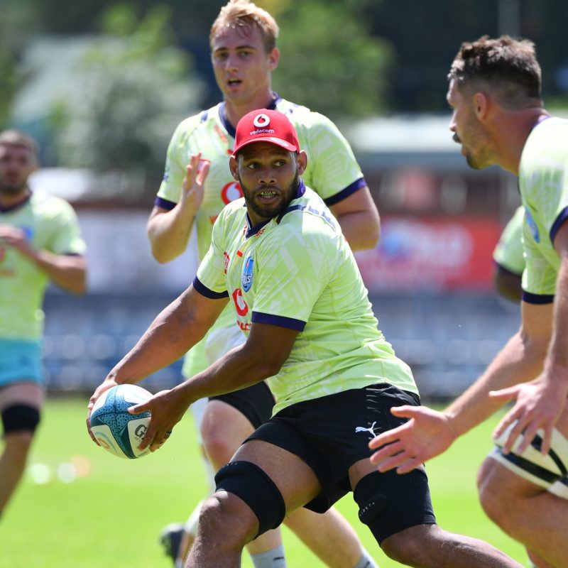 Nizaam Carr passes the ball during training ahead of the team's match vs Lyon