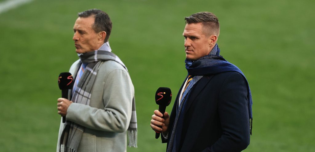 Jean de Villiers during a SuperSport broadcast