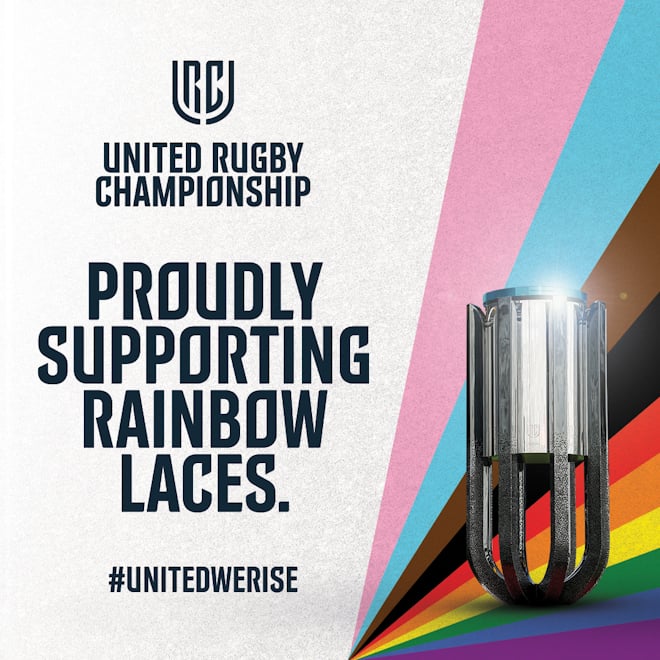 Vodacom United Rugby Championship, Rainbow Laces poster (c) URC