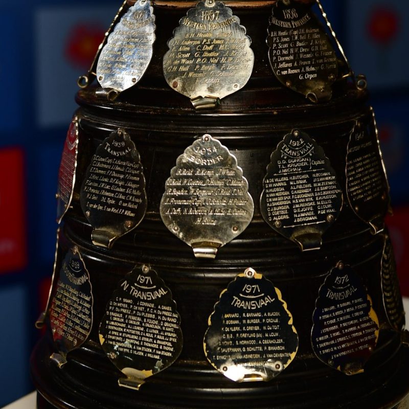 A close-up look of the Currie Cup trophy (c) Vodacom Bulls/Johan Rynners