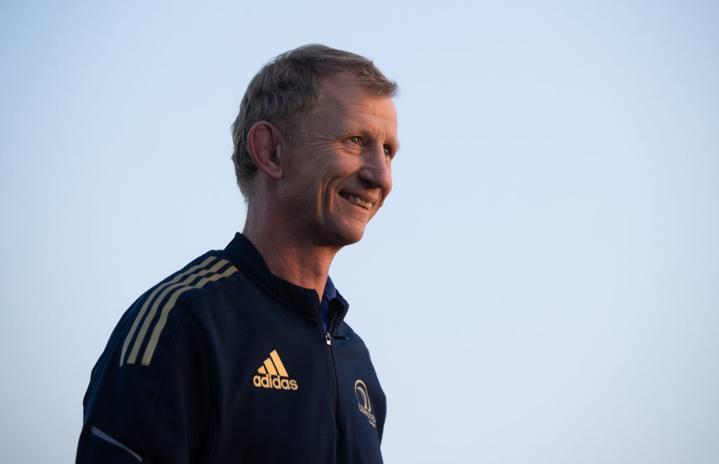 Leo Cullen during Leinster's training session (c) URC/INPHO/Tom Maher
