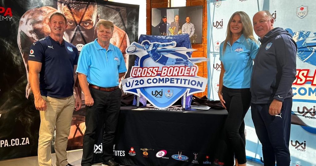 BBRU President, Willem Strauss and Vodacom Bulls Director of Rugby, Jake White launch the new Cross-Border U20 Competition (c) Vodacom Bulls