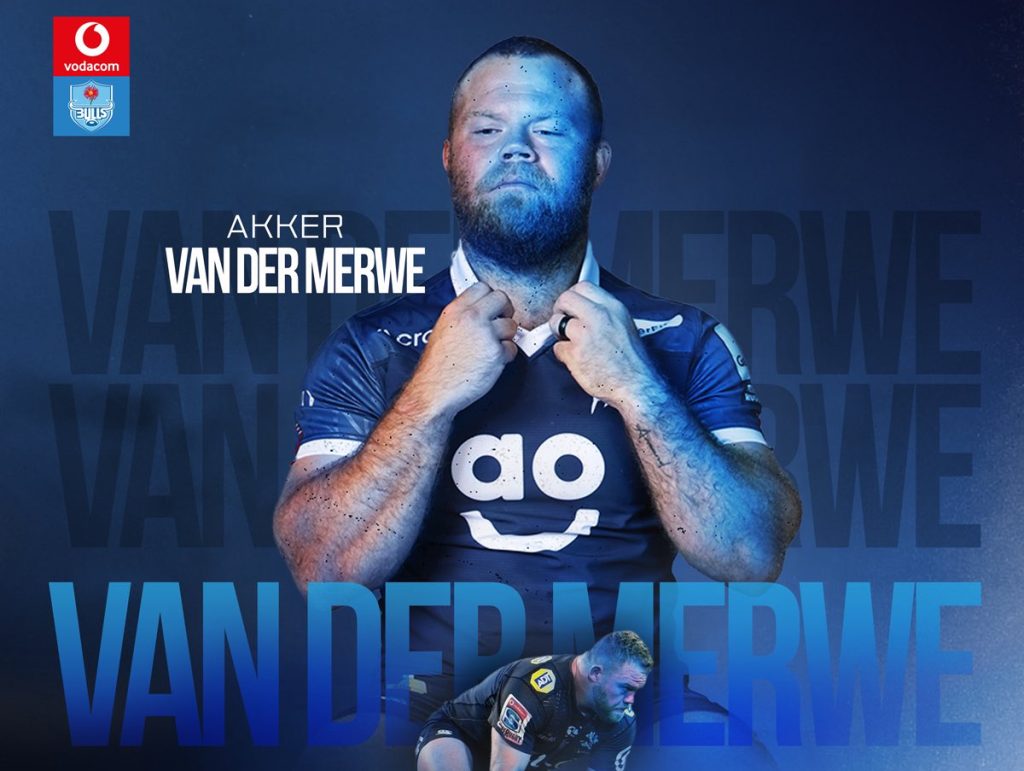 Akker van der Merwe signs poster (c) Vodacom Bulls