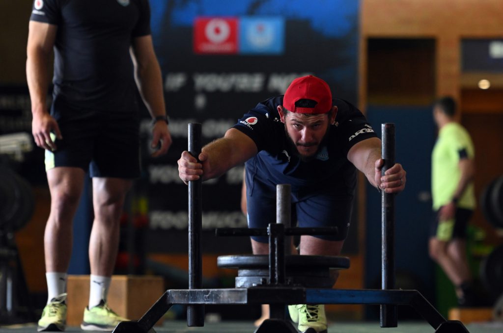 Vodacom Bulls captain, Marcell Coetzee going through the paces during pre-season (c) Vodacom Bulls/Johan Rynners
