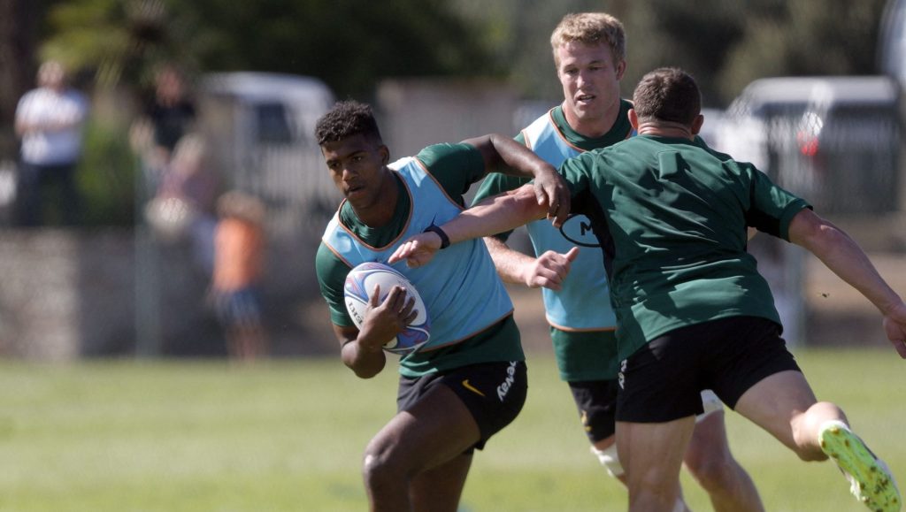 Canan Moodie (L) during a training session in Biguglia (c) EPCR via Getty Images)