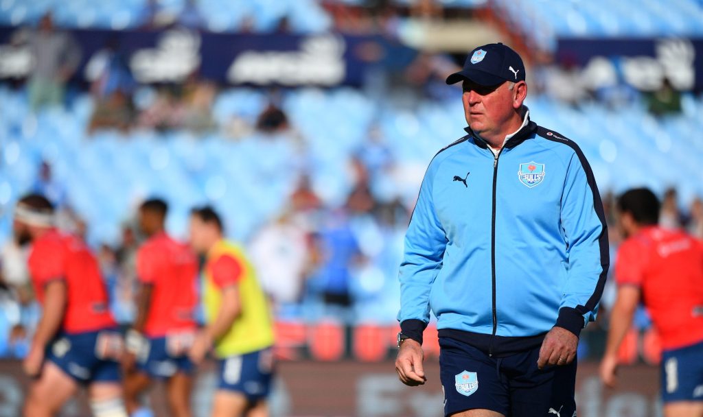 Jake White watches on before a match at Loftus Versfeld Stadium (c) Vodacom Bulls/Johan Rynners