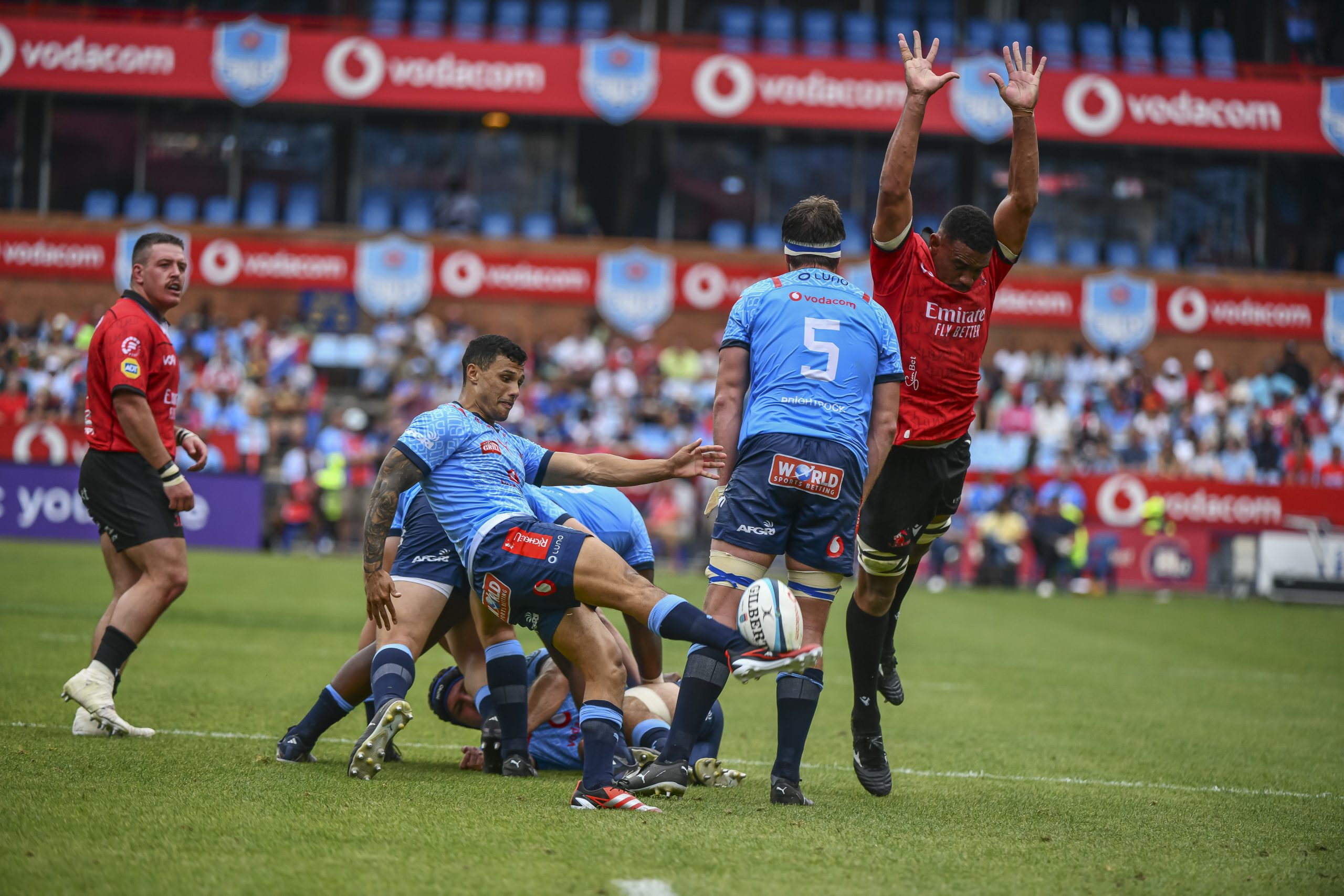Vodacom Bulls hold nerve for Highveld derby win